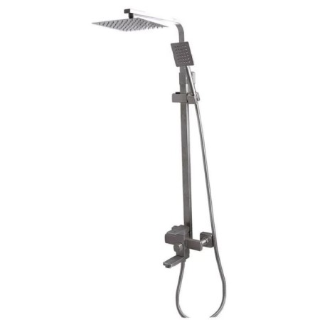 The shower system Fashun A52402, pour 115 mm, with a tropical shower, hand watering can, satin