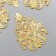 Decorative element "Ornament", color gold 3.5x4.8 cm