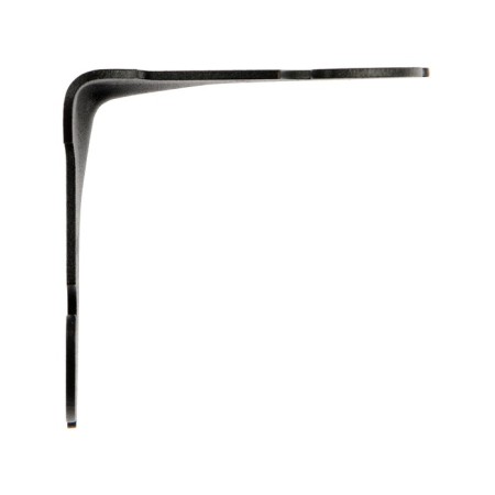 Corner Figus tundra , 90x90x80x2.1 reinforced, Black color 1 pc.-2