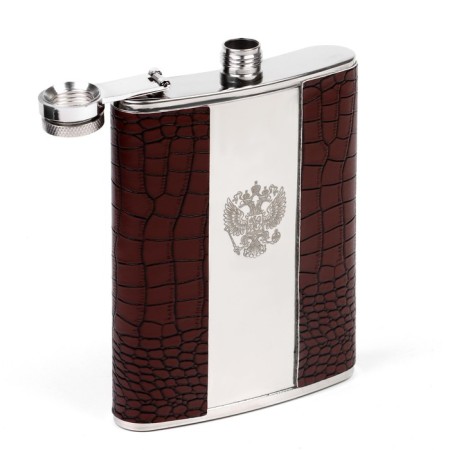 Gift set 5 in 1 "reptile": flask 240 ml, 2 knives 7V1, 2 glasses, 17 x 23 cm-2