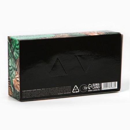 Paper napkins in the box "Tropics", 100 pcs, two -layer-5