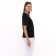T -shirt Women's "Airplane", black color, size 52