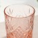 Low glass glass "Salzburg", 300 ml, pink color