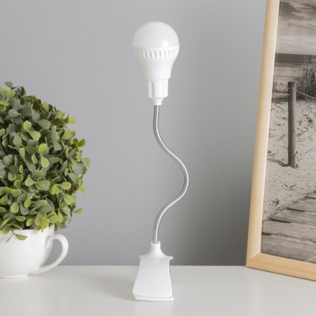 Lamp on the Brung "Light" White 13LED 1.5W wire USB 4x9x31.5 cm Risalux-3