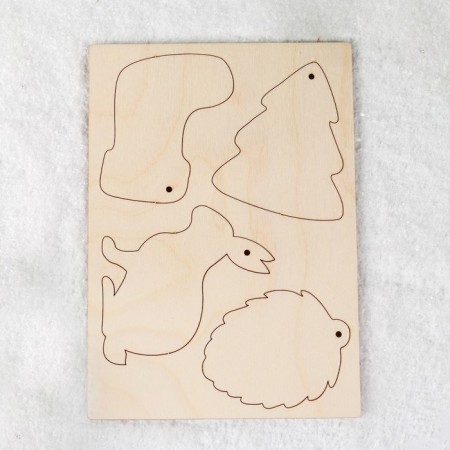 Fundamentals for burning "Forest" 148x210 mm-1