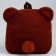 Baby backpack for the girl "Bear", plush