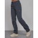 Sports female trousers, size 44, dark gray color