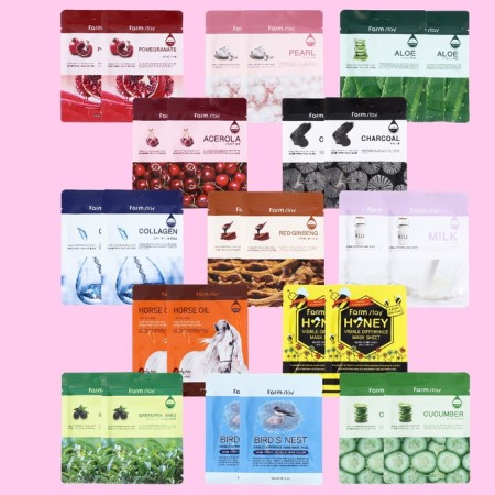 A set of face masks, Farmstay Visible Difference, 26 pcs.
