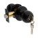 Latch 1303, with a key, glossy black color