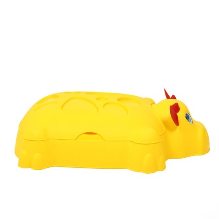 Baby sandbox plastic, with a lid, 116 × 83 × 30 cm, "cow"-10