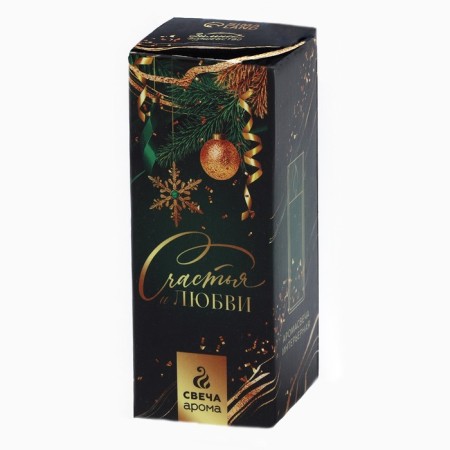 New Year's candle interior in the new year: mountain ash: 8.5 x 2.9 cm-2