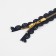 Metal zipper, No. 3, non-proceeding, automatic lock, 30 cm, dark blue/gold color