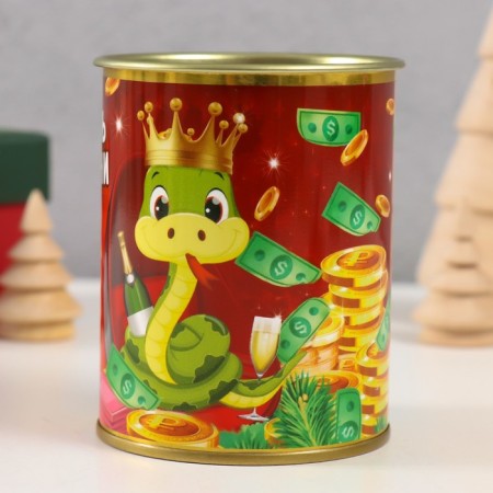 Pigging bank Metal "This year will bring prosperity"-1