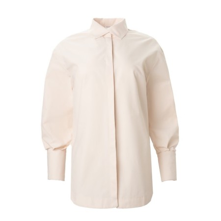 Women's shirt Minaku: Casual Collection Milk color, river 46-8