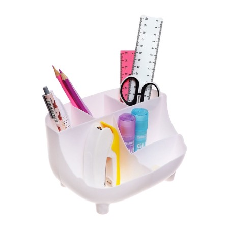 Supply for writing accessories, 6 departments, with stickers, calligrata, white-1