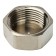 Stout SFT-0027-000034, 3/4 plug, internal threads, nickelled brass
