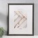 Photo frame Plastic "Mira" 40x50 cm walnut (plastic screen)