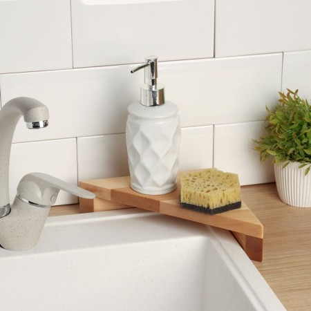 Corner shelf - ADELICA stand, 28 × 20 × 5 cm, birch-6