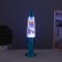 Lava-lamp "Rocket" 1x30W E14-R39 (wax) blue 11x11x41cm