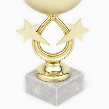Cup 156, award figure, gold, a stone, 17.7 x 9.8 x 6.1 cm.-4
