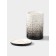 Set for the bathroom, 2 items: a glass 12.5 cm, soap dish 10 cm, ceramics, Iran