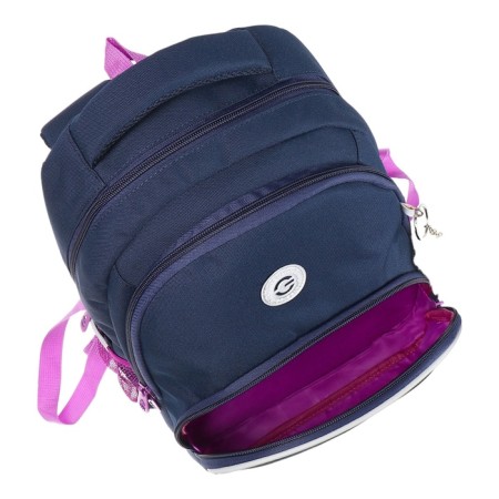 School backpack, 40 x 27 x 20 cm, Grizzly, ergonomic back, laptop department, blue-7