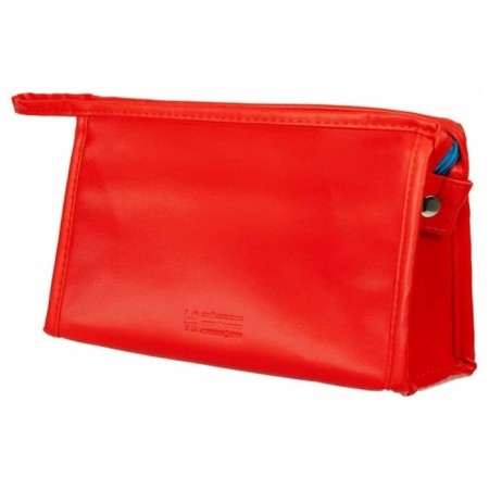 Cosmetic bag, 24x7x16 cm, scarlet blue