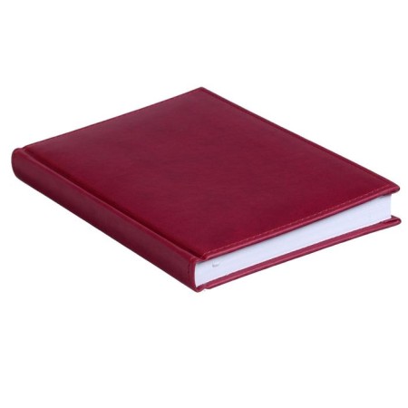 Delivery of a non -stated A5, 160 Vivevella sheets, Cover Artificial Leather, Corners' perforation, Burgundy-1