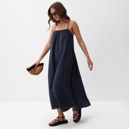 Sarafan Women's Mist Muslin size l, col. grey-6