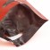 Gift, metallized, red 17x25 cm package, 20 microns 10pcs set