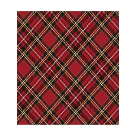 Set of napkins for setting the table "red classic cage", rectangular, size 32x46 cm, 4 pcs-2