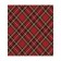 Set of napkins for setting the table "red classic cage", rectangular, size 32x46 cm, 4 pcs