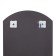 Wall mirror, 700 x 500 mm, with sandblasting pattern