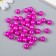 Beads for creativity plastic "Pink fuchsia" set 20 g d = 1 cm