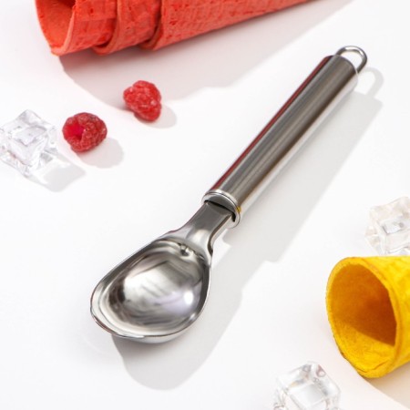 Spoon for ice cream of the share "metallic", 19 cm