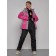 Ski jacket female winter, size 42, pink color
