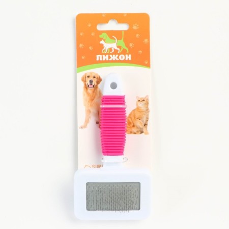 Pucumor "RIF" without drops with a rubber pen 7 x 14 cm, pink-white-4