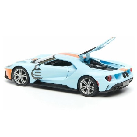 BBURAGO FORD GT 2019, DIE-CAST, 1:32, Orange-blue color-3