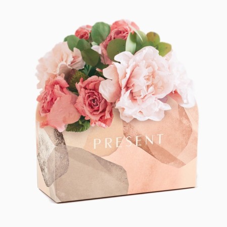 Carriage for flowers folding Pressent, 17 × 13 × 7 cm