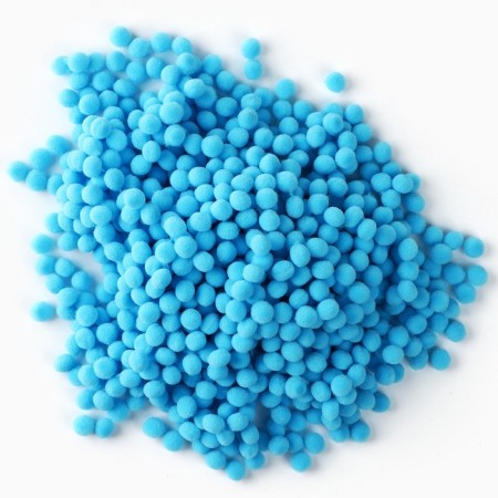 Pompons for creativity and decor “Blue”, 55 gr-1