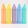 Loars for drawing on the asphalt "Gigan", 5 pcs., Color