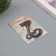 A postcard with the seeds "grow itself" "Happy New Year!" Cobra 5*7cm