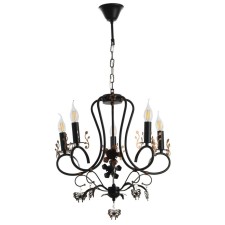 Sandra chandelier 5XE14 40W Black-gold 51x51x52-110 cm BayerLux