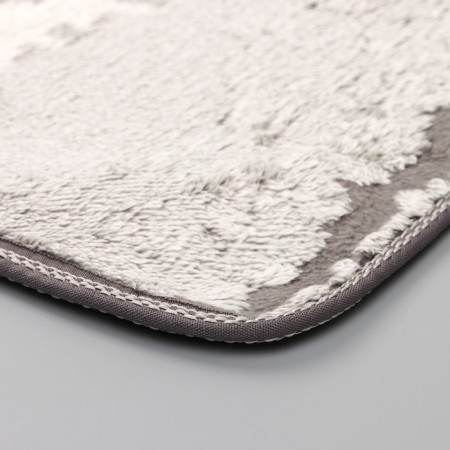 Bathroom mat “Blik”, 50 × 80 cm, gray color-3