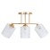 Cassius Cassius 3he27 40W Gold Shampan 56x20x30 cm Bayerlux