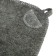 Bath and sauna rug, gray with gold embroidery "Dobroparov"