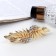 Sherry-automatic hairpin leaves, 9 cm, gold