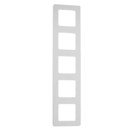 Frame Legrand Inspiria, 5 post, white