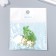 Decor for creativity Metal, enamel "Maple leaves" Green 2x2 cm