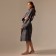 Welfare Women's bathrobe SL Home: Chess "Grig Sandre", size S, 100% cotton, 340 g/m2